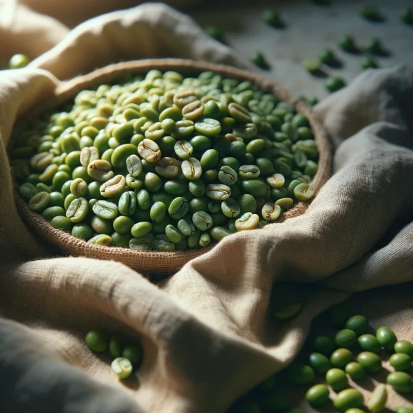 Tanzanian green coffee beans